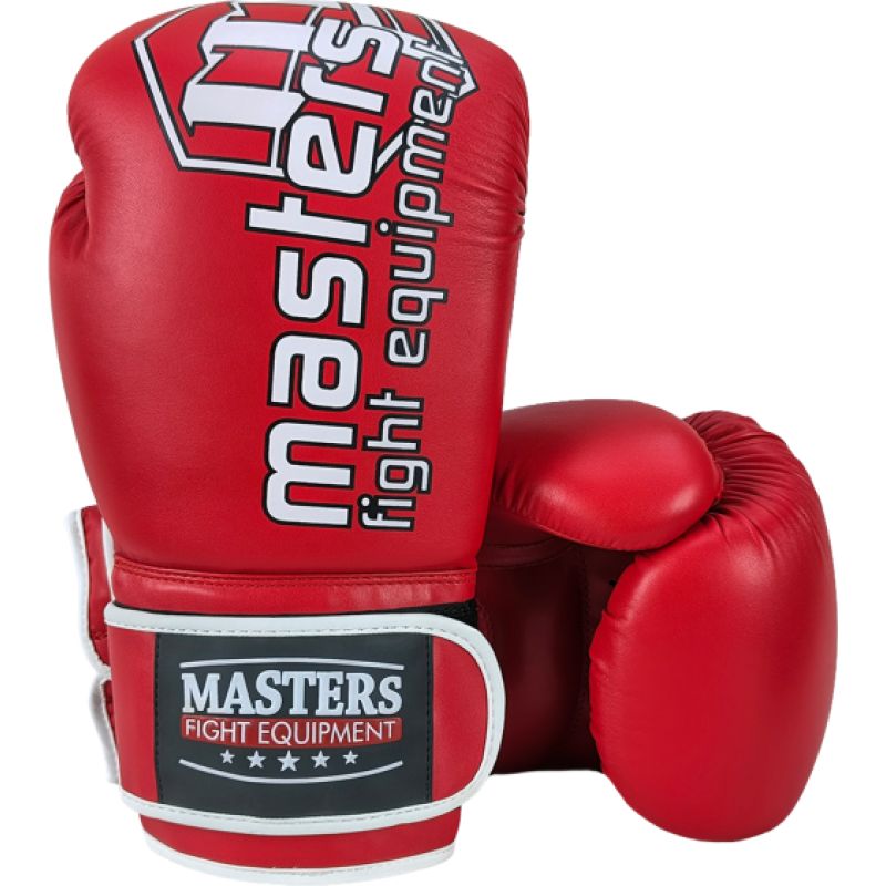 MASTERS FIGHT EQUIPMENT RPU-SMART red piros kesztyű 01302-10 boxkesztyű
