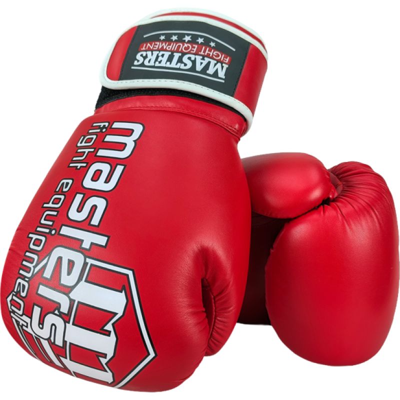 MASTERS FIGHT EQUIPMENT RPU-SMART red piros kesztyű 01302-10 boxkesztyű