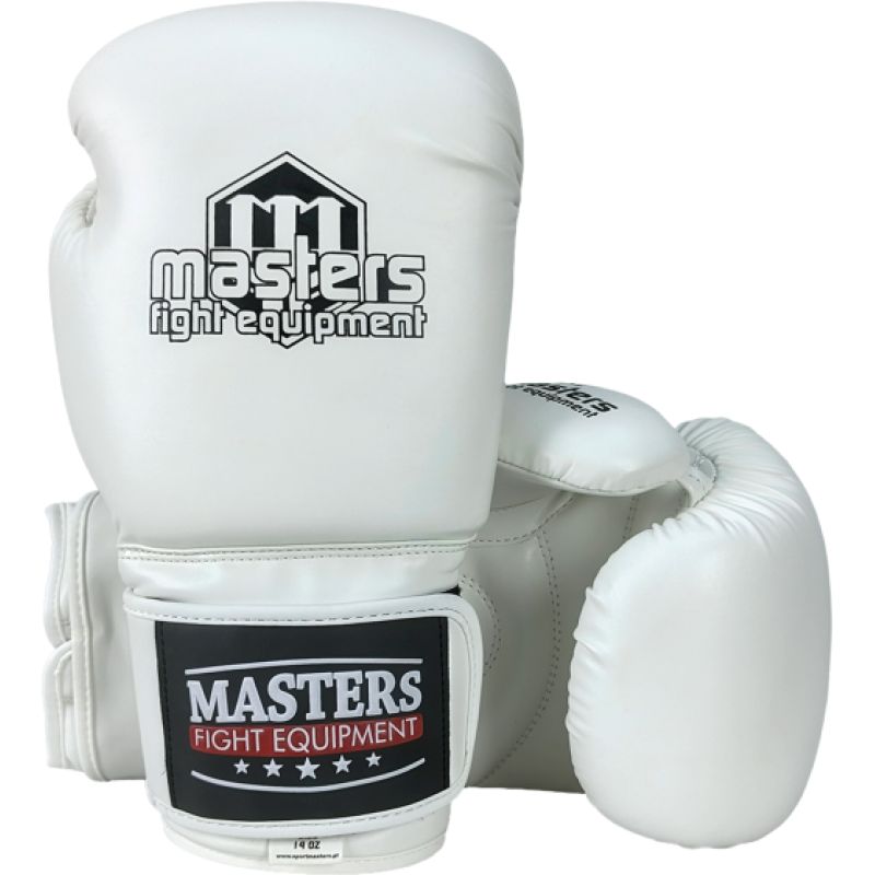 MASTERS FIGHT EQUIPMENT RPU-WHITE fehér kesztyű 013605-12 boxkesztyű