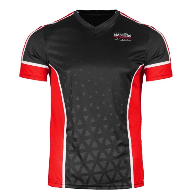 MASTERS FIGHT EQUIPMENT V-neck point-fighting MASTERS "COMBAT" (WAKO APPROVED) póló 04333-M