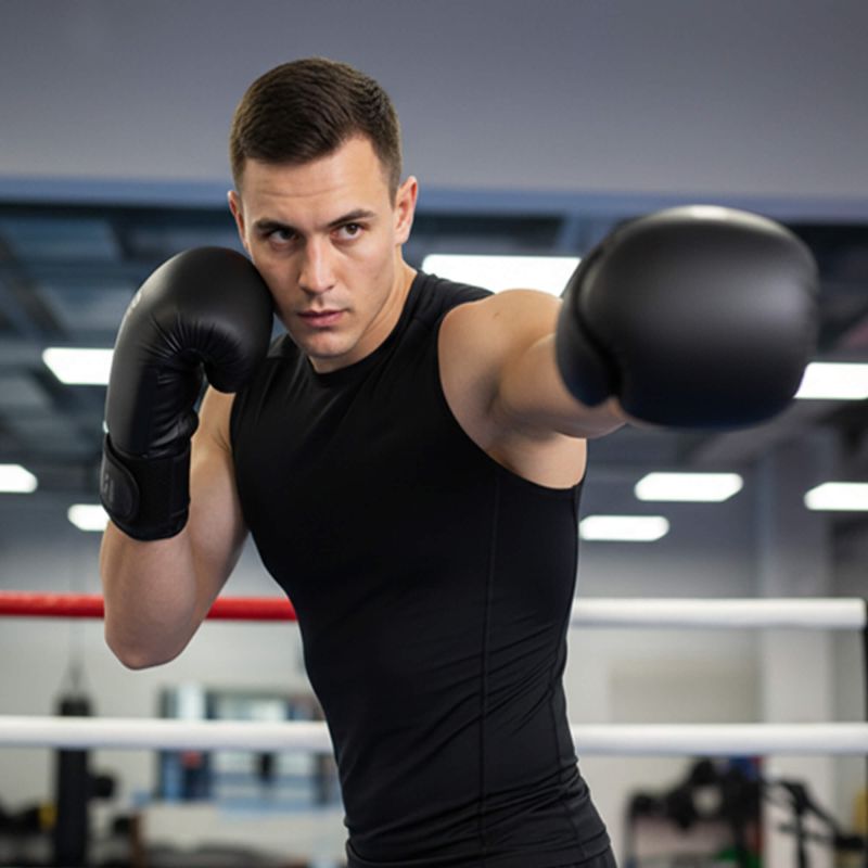 Meteor 12 oz Training , Velcro, PU boxkesztyű