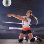 Meteor L volleyball knee pads black uniw védőfelszerelés