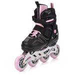 Meteor M 34-37 Urbo Roller Skates Black/ rózsaszín görkorcsolya
