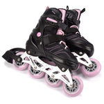 Meteor M 34-37 Urbo Roller Skates Black/ rózsaszín görkorcsolya