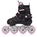 Meteor M 34-37 Urbo Roller Skates Black/ rózsaszín görkorcsolya