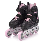 Meteor M 34-37 Urbo Roller Skates Black/ rózsaszín görkorcsolya