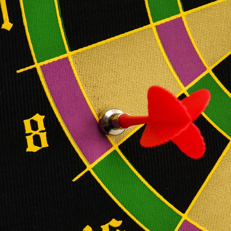Meteor magnetic dartboard fekete pajzs