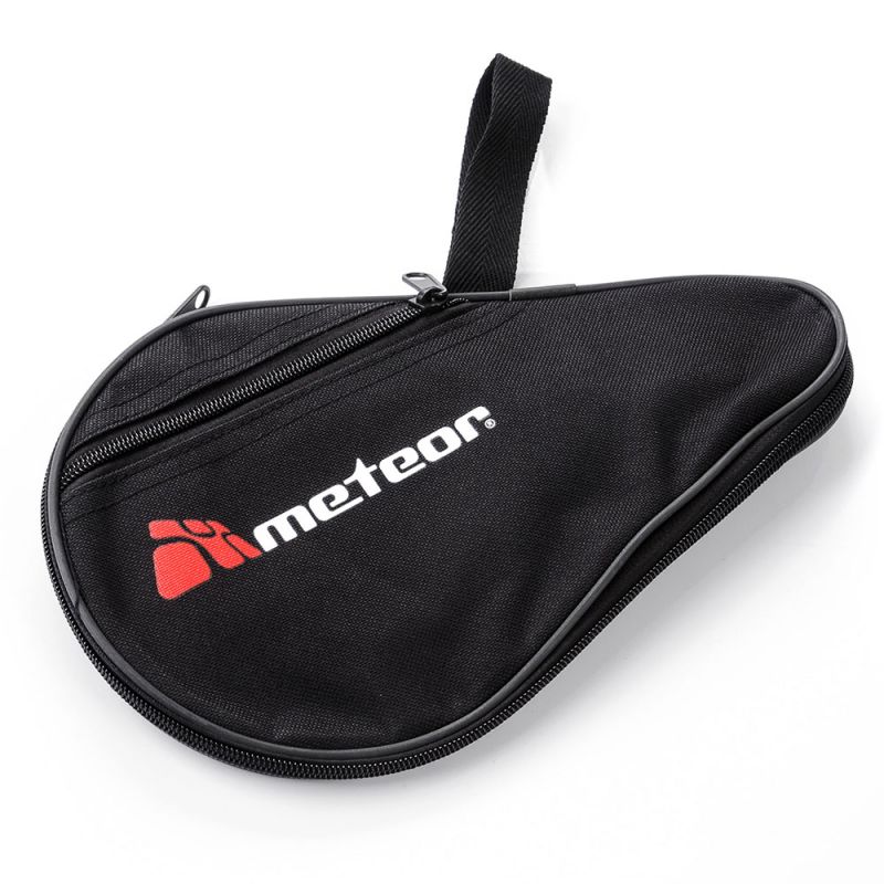 Meteor Pro table tennis racket and ball case fekete takaró