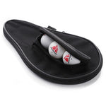 Meteor Pro table tennis racket and ball case fekete takaró