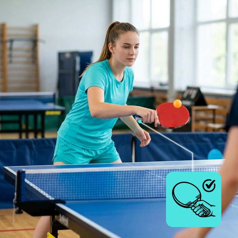 Meteor Sirocco Table Tennis Racket uniw teniszütő