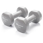 Meteor vinyl dumbbells 5 kg edzőfelszerelés