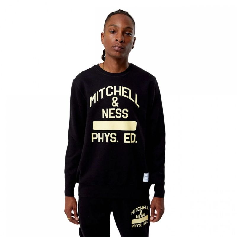 Mitchell &amp; Ness Branded Fashion Graphic Crew M FCPO5532-MNNYYPPPBLCK sweatshirt