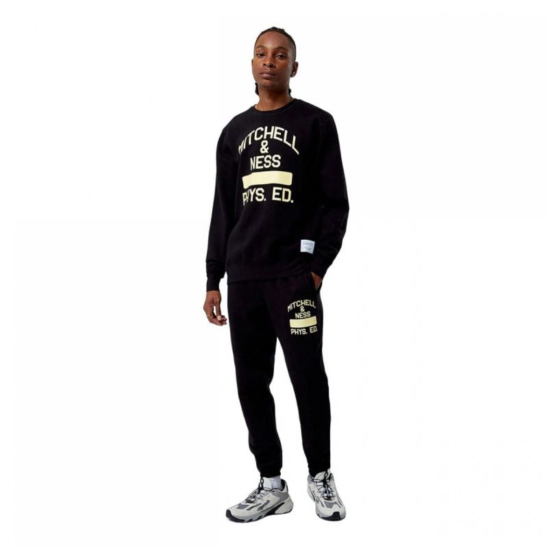 Mitchell &amp; Ness Branded Fashion Graphic Crew M FCPO5532-MNNYYPPPBLCK sweatshirt