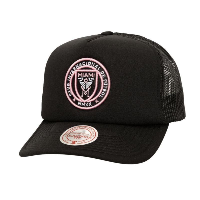 Mitchell & Ness Inter Miami CF MLS Evergreen Trucker Cap HT8611-IMCBLCK sapka - Sportmania.hu