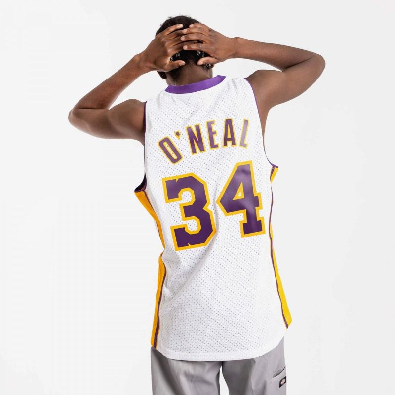 Mitchell & Ness Los Angeles Lakers NBA Shaquille O&#39;Neal T-shirt M SMJY4442-LAL02SONWHIT - Sportmania.hu