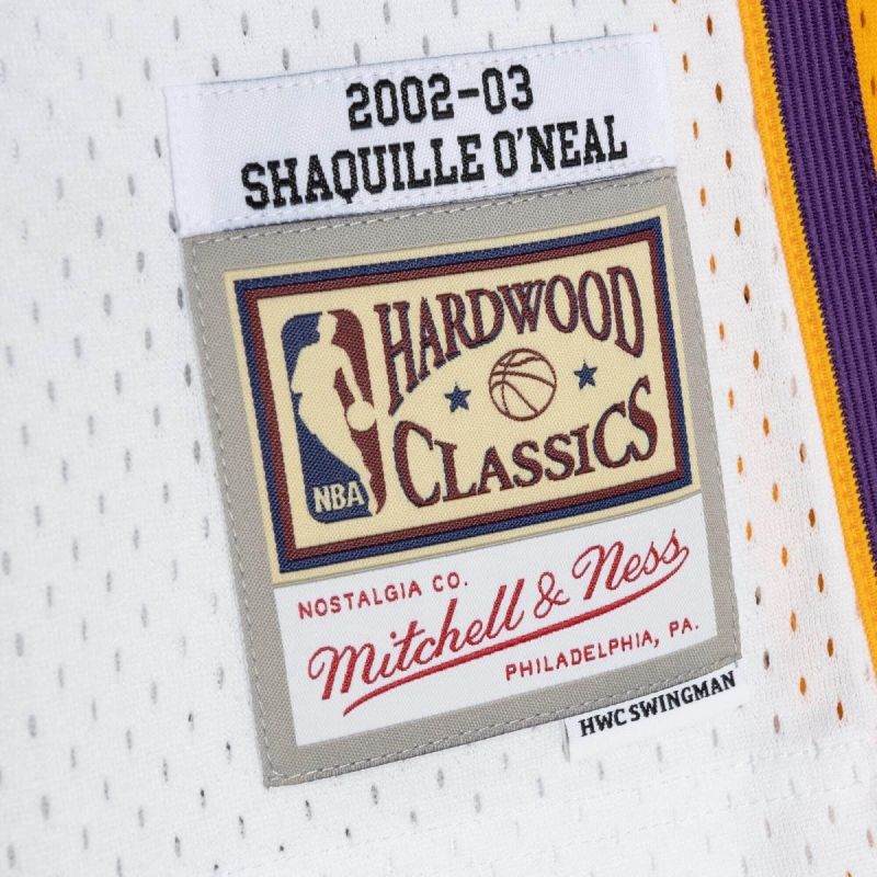 Mitchell & Ness Los Angeles Lakers NBA Shaquille O&#39;Neal T-shirt M SMJY4442-LAL02SONWHIT - Sportmania.hu
