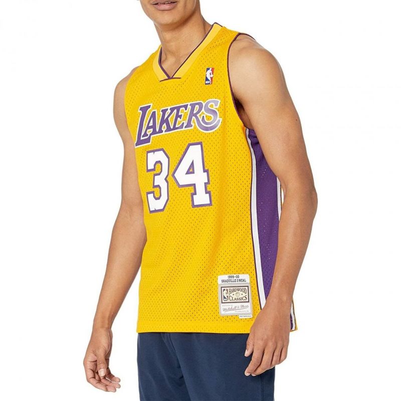 Mitchell & Ness Los Angeles Lakers NBA Swingman Home Jersey Lakers 99 Shaquille O`Neal SMJYGS18179-LALLTGD99SON - Sportmania.hu
