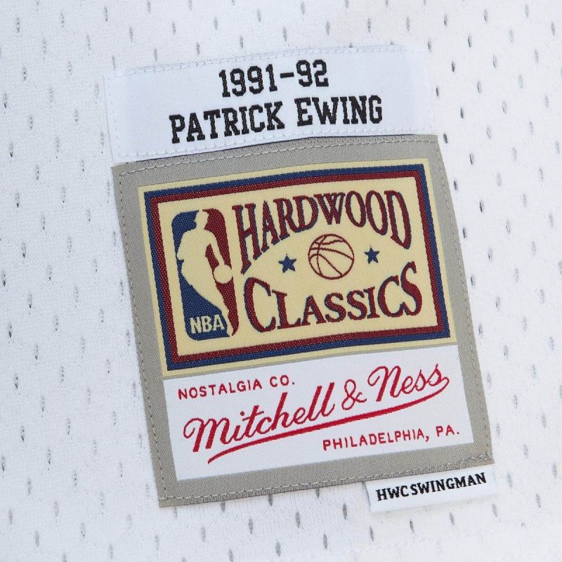 Mitchell & Ness NBA Cracked Cement Swingman Jersey Knicks 1991 Patrick Ewing M TFSM5934-NYK91PEWWHIT - Sportmania.hu