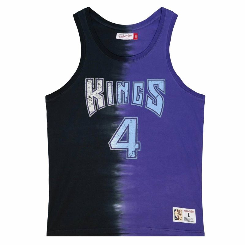 Mitchell & Ness NBA Sacramento Kings Chris Webber Tie Dye Cotton Tank - póló TTNK3206-SKIYYCWEBKPR