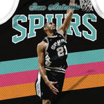 Mitchell & Ness NBA San Antonio Spurs Tim Duncan Tank Top atléta MSTKSC19048-SASBLCKTDU
