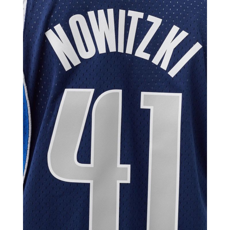 Mitchell &amp; Ness NBA Swingman Dallas Mavericks Dirk Nowitzki M T-shirt SMJY1148-DMA11DNOASBL