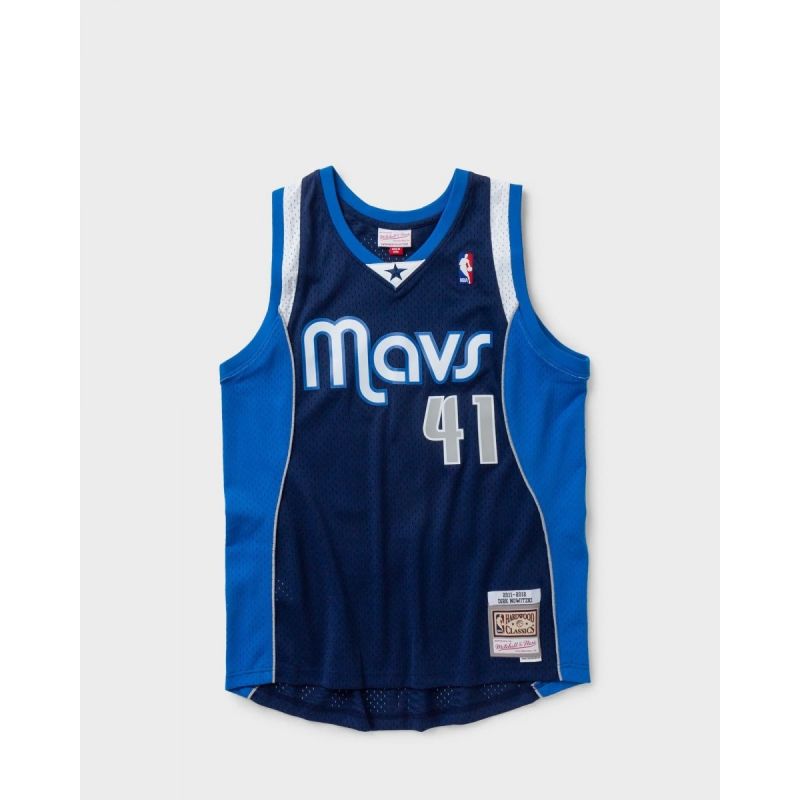 Mitchell &amp; Ness NBA Swingman Dallas Mavericks Dirk Nowitzki M T-shirt SMJY1148-DMA11DNOASBL