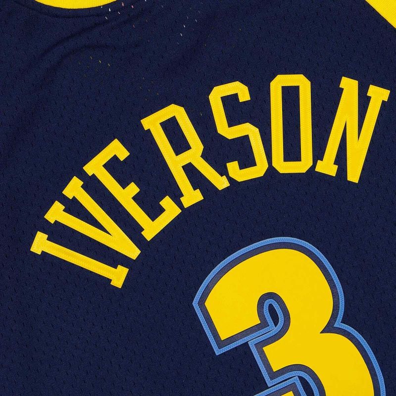 Mitchell &amp; Ness NBA Swingman Denver Nuggets Allen Iverson T-shirt SMJY4205-DNU06AIVASBL