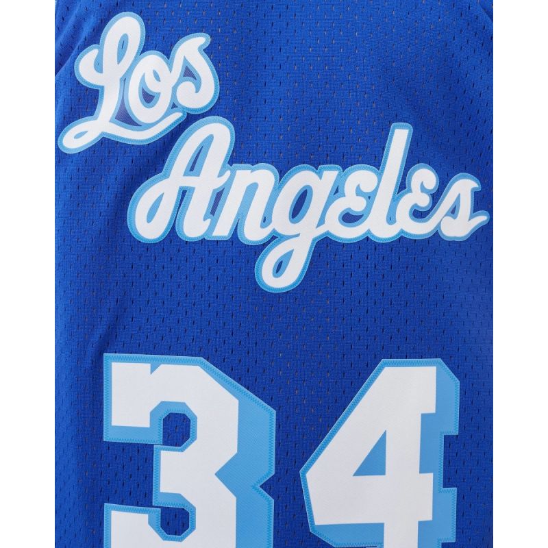 Mitchell &amp; Ness NBA Swingman Los Angeles Lakers Shaquille O&#39;Neal M T-shirt SMJYAC18013-LALROYA96SON