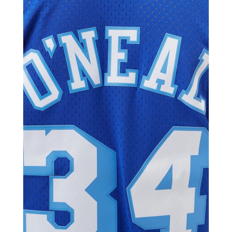 Mitchell & Ness NBA Swingman Los Angeles Lakers Shaquille O&#39;Neal M T-shirt SMJYAC18013-LALROYA96SON - Sportmania.hu