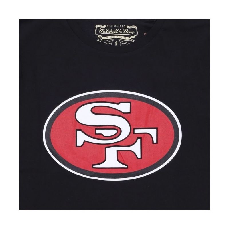 Mitchell &amp; Ness NFL Team Logo Tee San Francisco M 49ERSS BMTRINTL1053-SF4BLCK