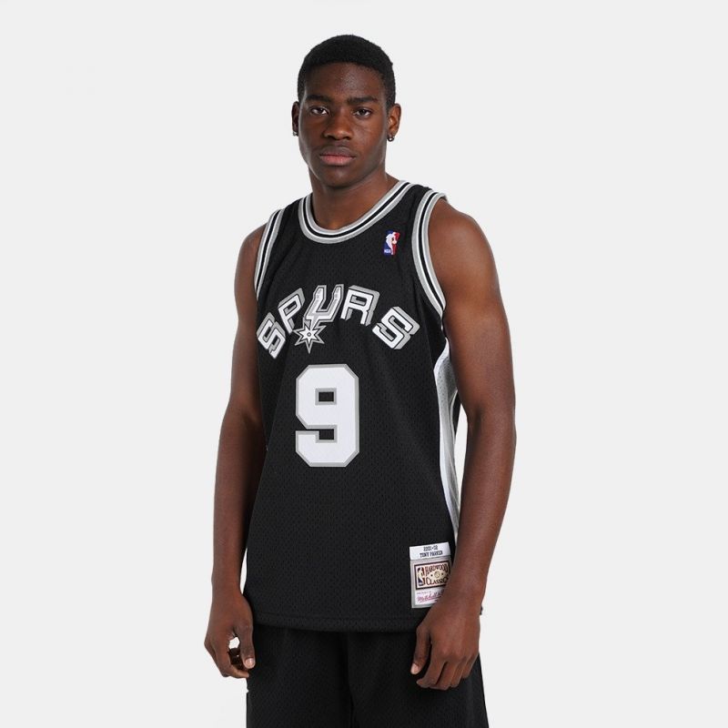 Mitchell & Ness San Antonio Spurs NBA Swingman Jersey Spurs 2001 Tony Parker M SMJYLG19018-SASBLCK01TPA - Sportmania.hu