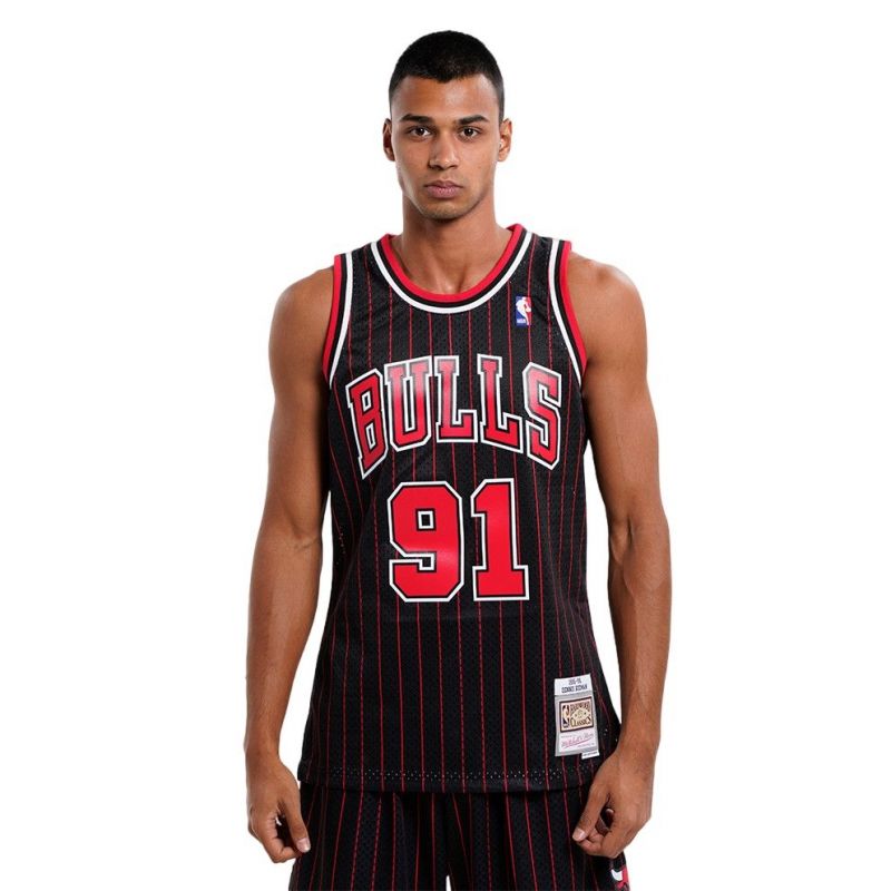 Mitchell &amp; Ness Chicago Bulls Nba Swingman Alternate Jersey Bulls 95 Dennis Rodman M Smjygs18150-cbublck95drd - Sportmania.hu