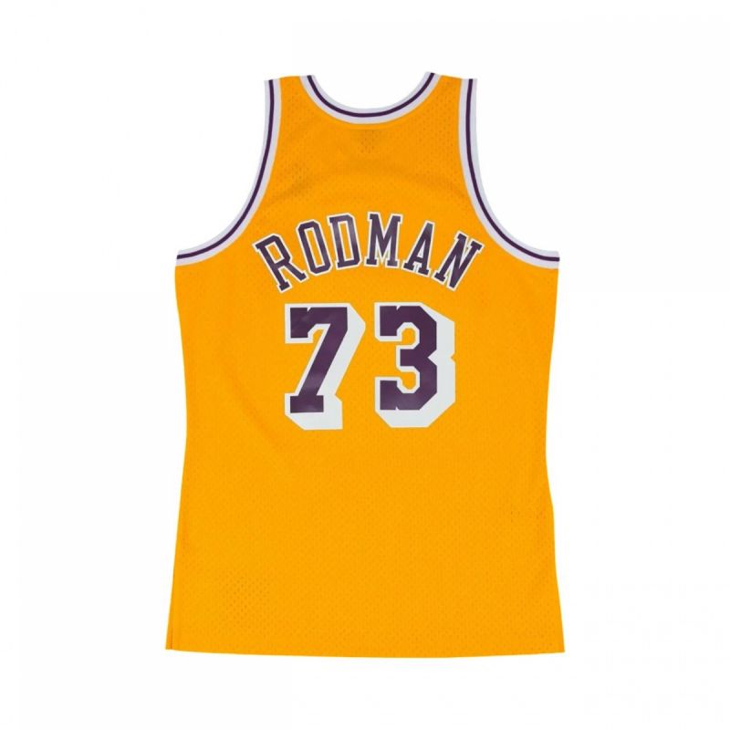 Mitchell &amp; Ness Los Angeles Lakers Nba Swingman Jersey Lakers 1998 Dennis Rodman M Smjycp20064-lalgold98drd