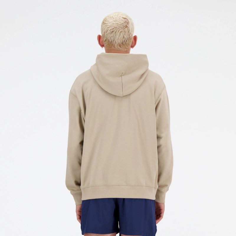 New Balance Athletics French Terry Hoo M kapucnis pullover, barna - Sportmania.hu