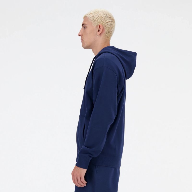 New Balance Stacked Logo Hoodie Fren Nny M kapucnis pulóver, kék - Sportmania.hu