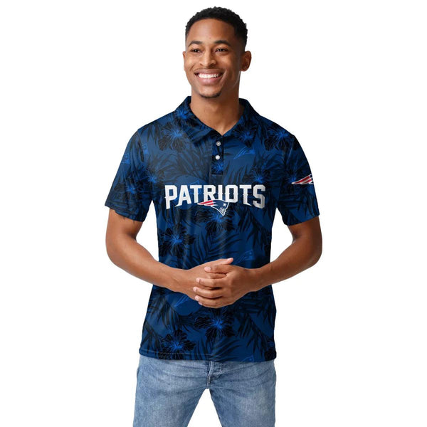 Foco New England Patriots Floral Wordmark galléros Póló - Sportmania.hu