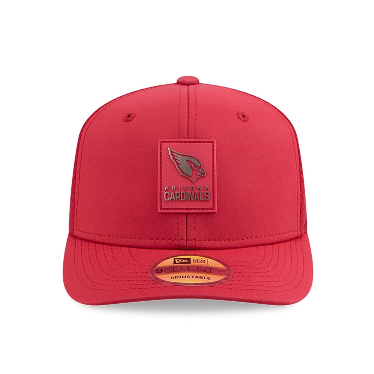 New Era Arizona Cardinals NFL Sideline 2025 Dark Red 9SEVENTY Trucker Stretch Snap - baseball sapka