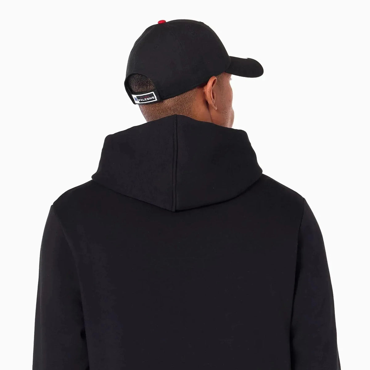 New Era Atlanta Falcons NFL Black férfi kapucnis pulóver
