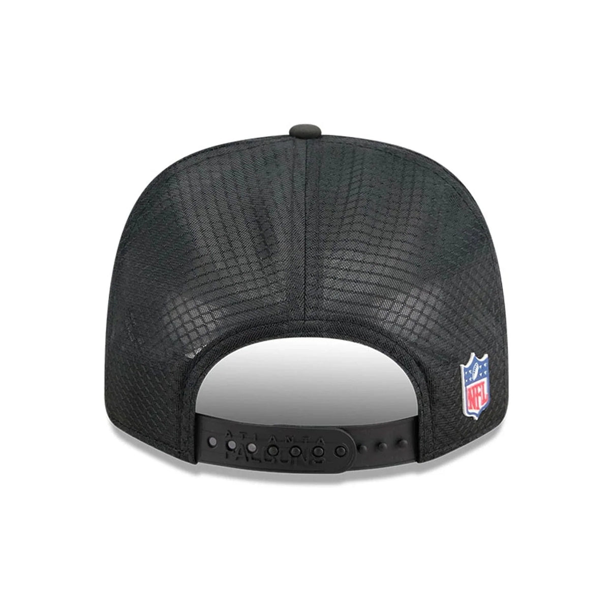 New Era Atlanta Falcons NFL Sideline 2025 Black 9SEVENTY Trucker Stretch Snap - baseball sapka