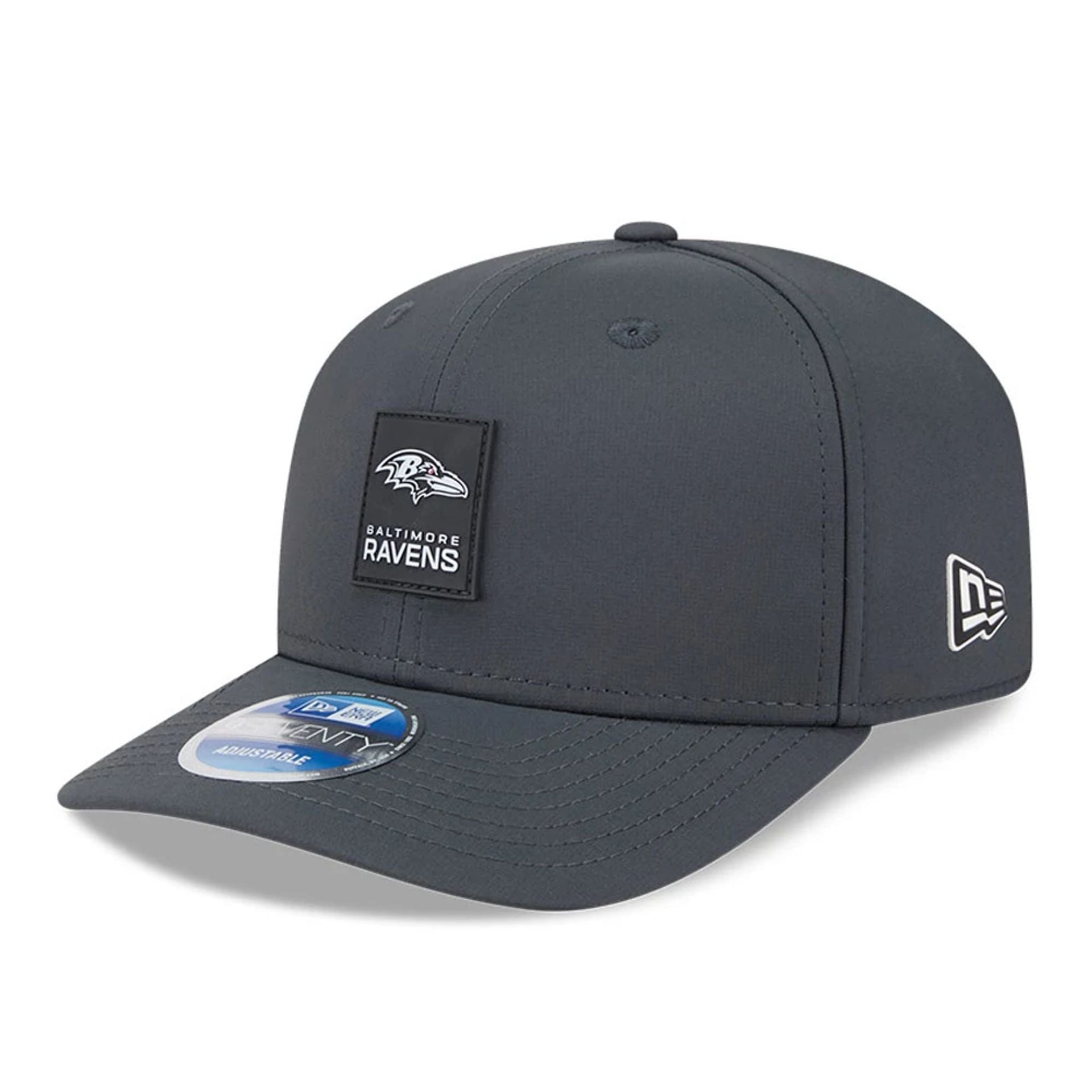 New Era Baltimore Ravens NFL Sideline 2025 Charcoal 9SEVENTY Stretch Snap - baseball sapka