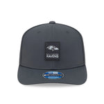 New Era Baltimore Ravens NFL Sideline 2025 Charcoal 9SEVENTY Stretch Snap - baseball sapka