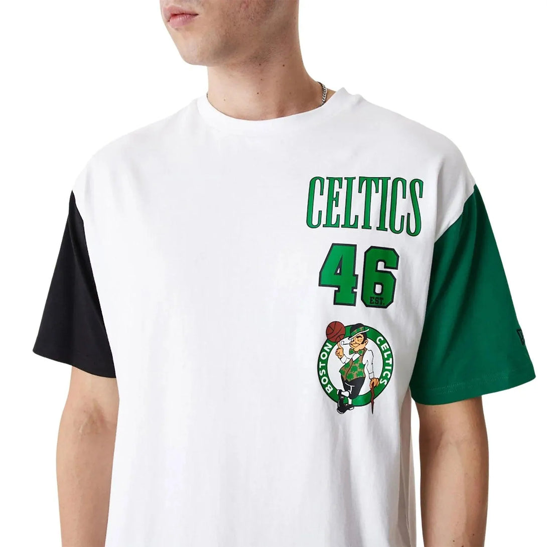 New Era Boston Celtics NBA Cut Sew White Oversized Póló - Sportmania.hu