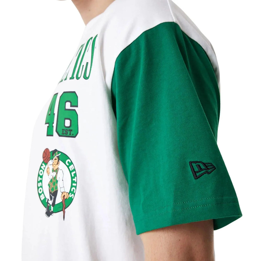 New Era Boston Celtics NBA Cut Sew White Oversized Póló - Sportmania.hu