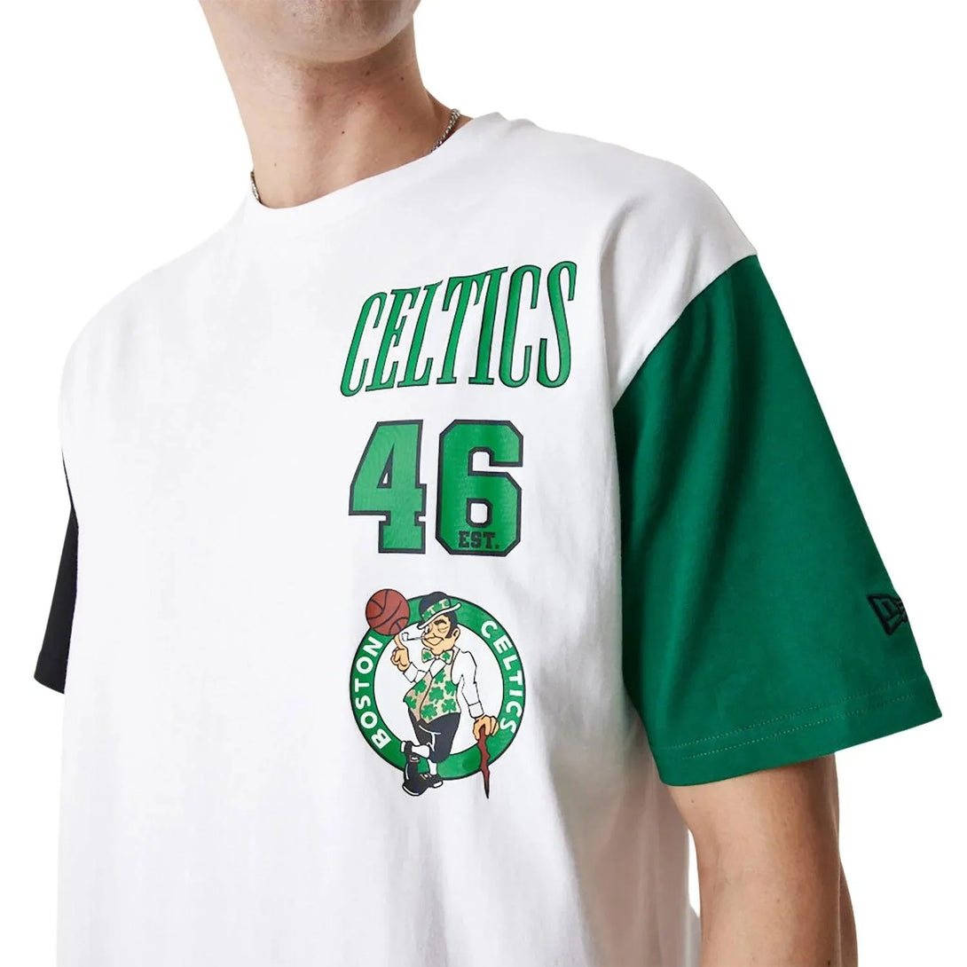 New Era Boston Celtics NBA Cut Sew White Oversized Póló - Sportmania.hu