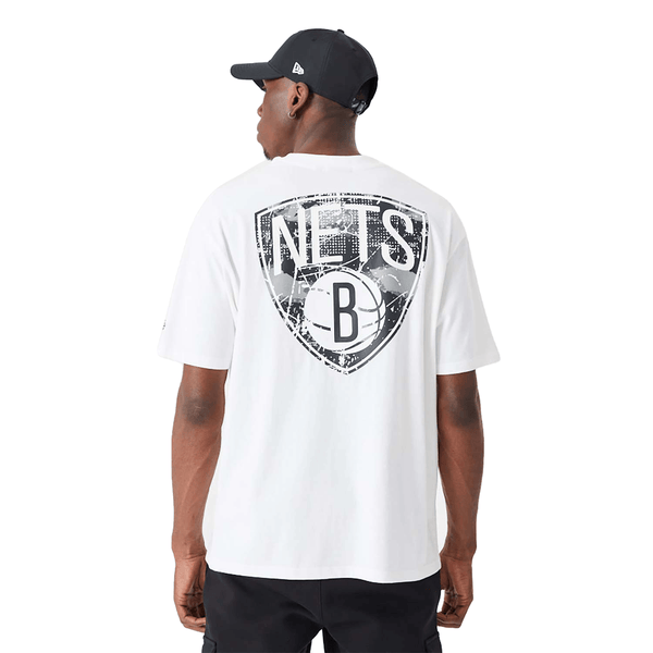 New Era Brooklyn Nets NBA Infill Team Logo White Oversized Póló - Sportmania.hu