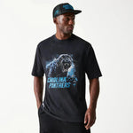 New Era Carolina Panthers NFL Games Premium Apparel Black Oversized férfi póló