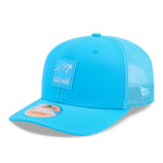 New Era Carolina Panthers NFL Sideline 2025 Blue 9SEVENTY Trucker Stretch Snap - baseball sapka