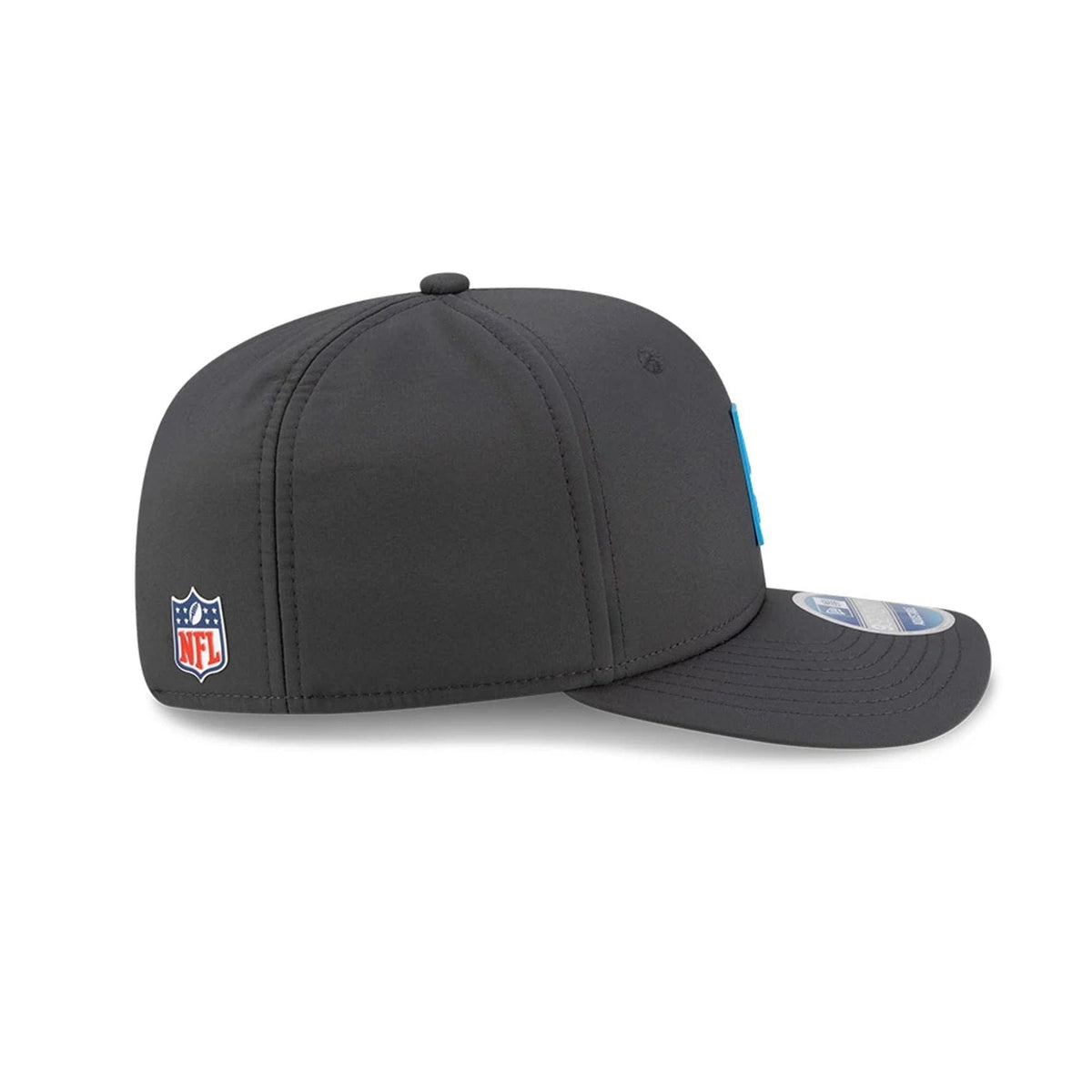 New Era Carolina Panthers NFL Sideline 2025 Charcoal 9SEVENTY Stretch Snap - baseball sapka