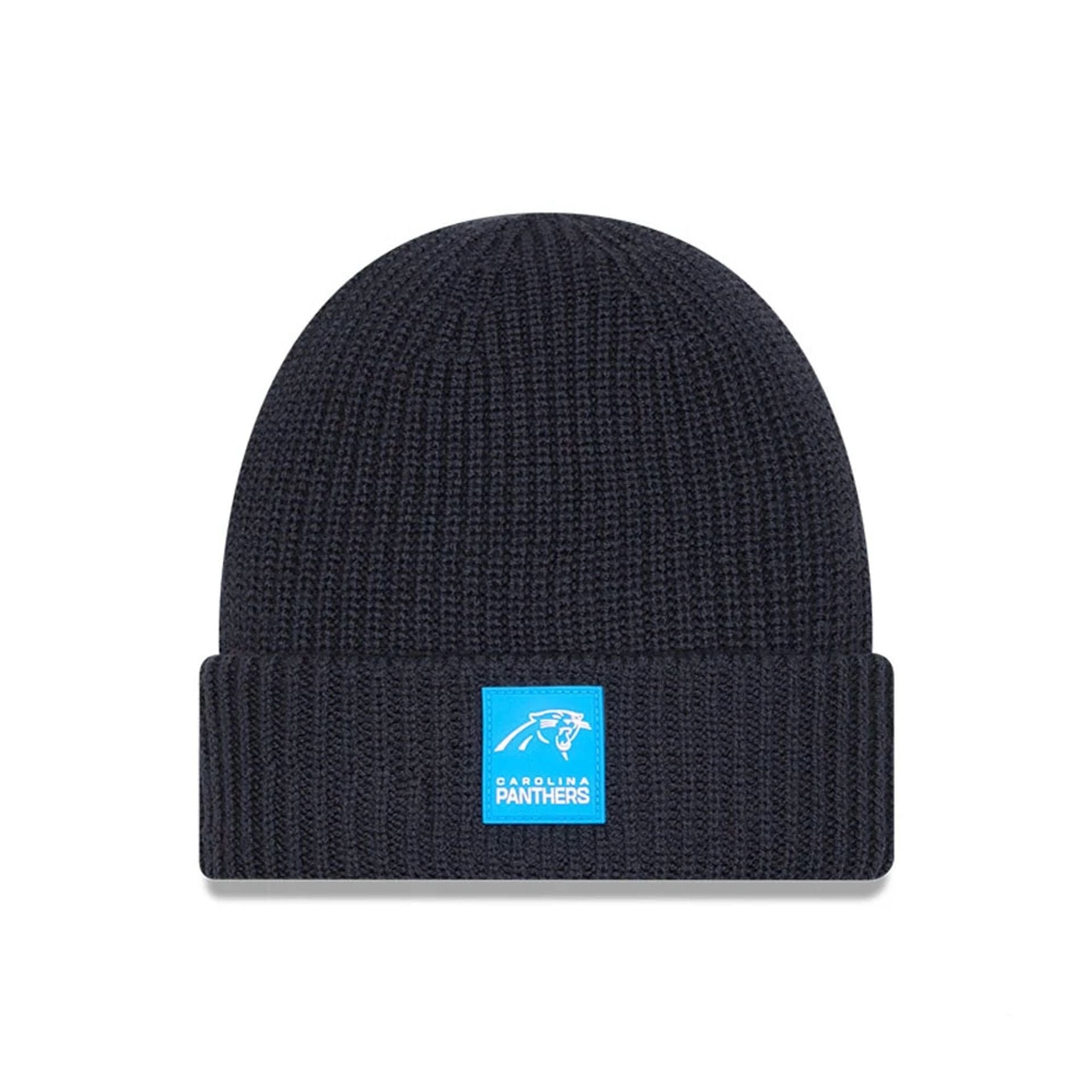 New Era Carolina Panthers NFL Sideline Charcoal Cuff Knit - kötött sapka