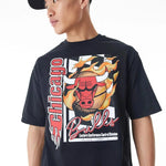 New Era Chicago Bulls NBA Flame Print Black Oversized póló - Sportmania.hu
